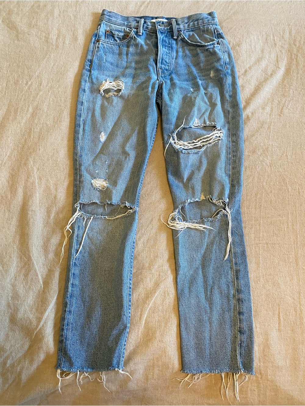 GRLFRND Denim Karolina High Rise Skinny Jeans - A Little More Love - Size 25